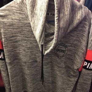 VS Pink cowl neck hoody new fits like a M/L